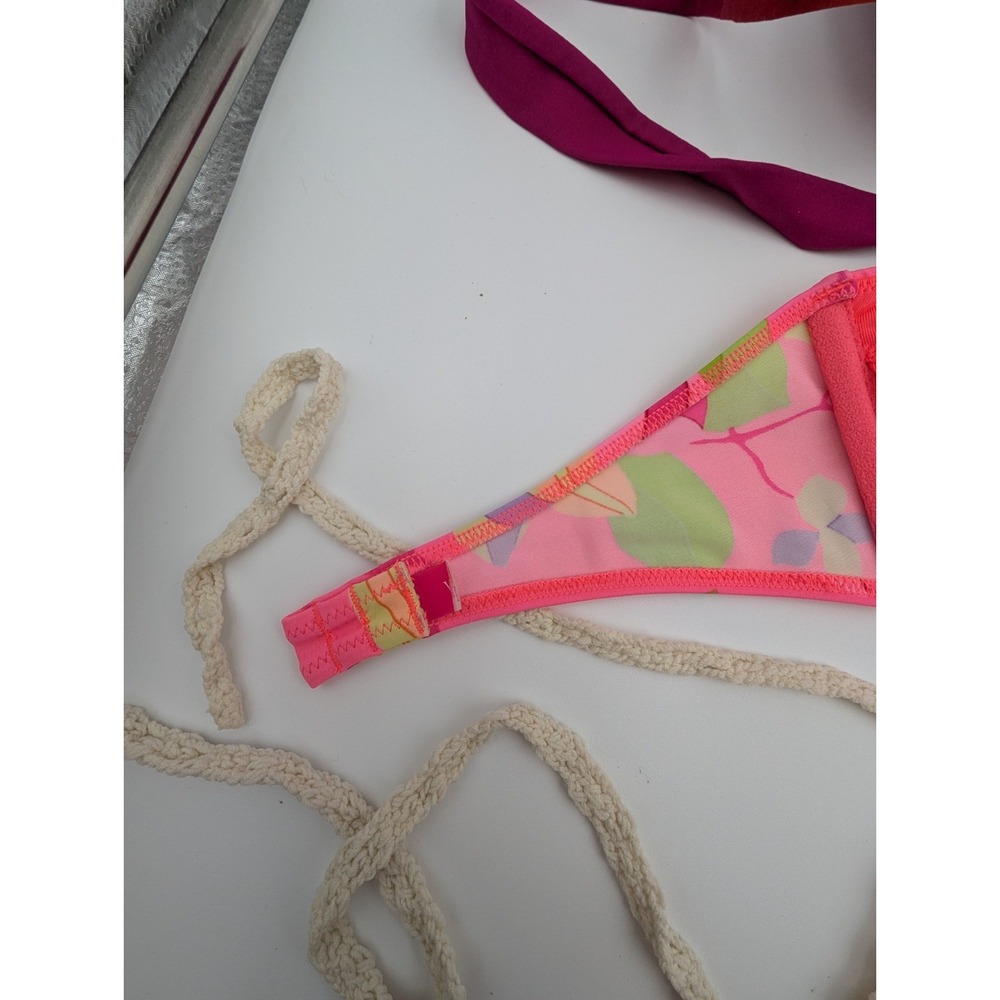Vintage Swim & Sports Bra Lot 5 Tops VS Pink Ralph Lauren Express Mixed ~ 32-34C - Picture 4 of 8